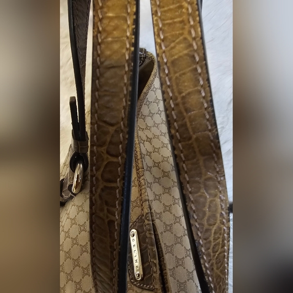 Celine Beige and Brown Patterned Tote - Picture 14 of 16